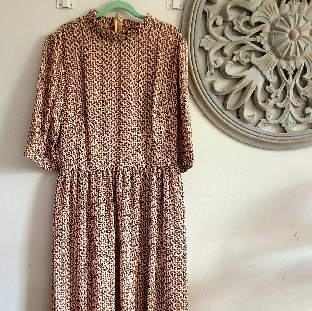 Roolee silky dress knee length